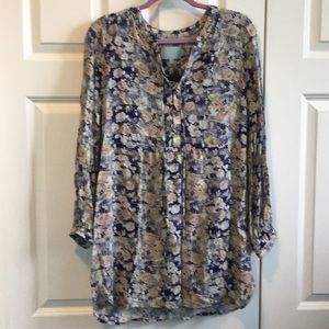 floral tunic